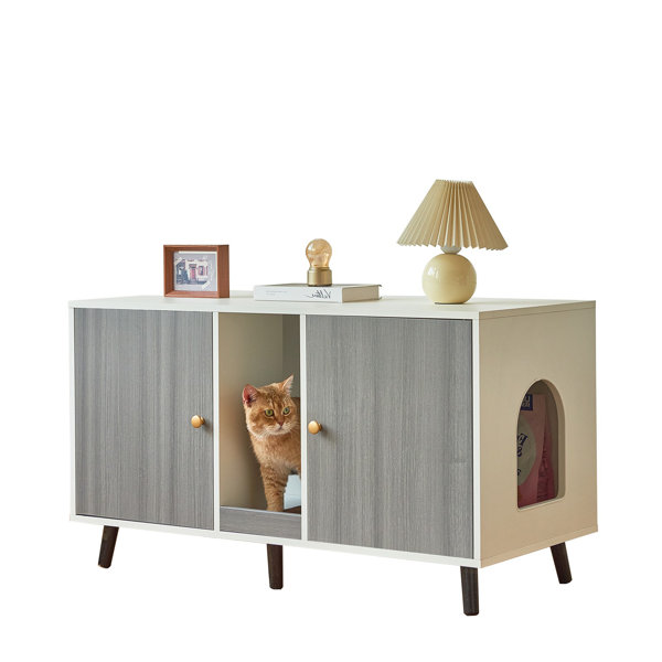 Tucker Murphy Pet™ 42.5" x 19.6" Cat Litter Box Enclosures With